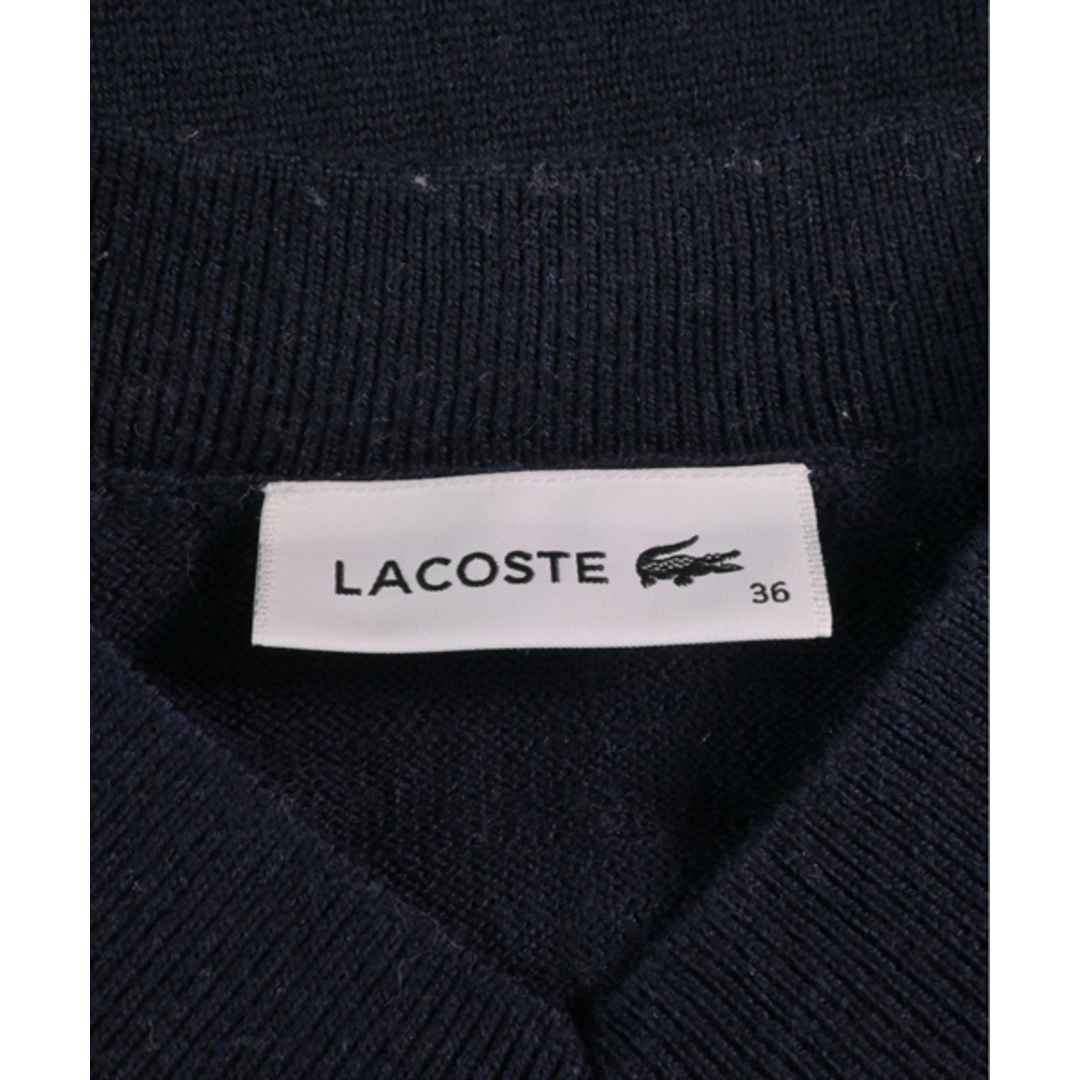 LACOSTE(ラコステ)のLACOSTE ラコステ ワンピース 36(XS位) 紺 【古着】【中古】 レディースのワンピース(ひざ丈ワンピース)の商品写真