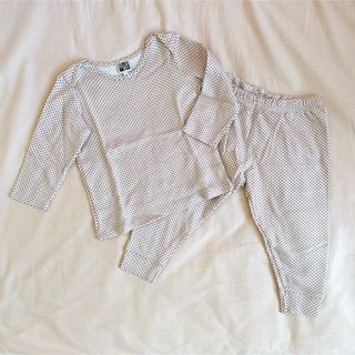 ボンポワン(Bonpoint)の美品　BONTON  ボントン　星柄　パジャマ　2A  86cm(パジャマ)