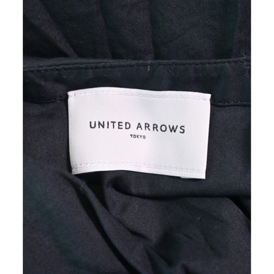 UNITED ARROWS(ユナイテッドアローズ)のUNITED ARROWS カジュアルシャツ -(XL位) 黒 【古着】【中古】 レディースのトップス(シャツ/ブラウス(長袖/七分))の商品写真