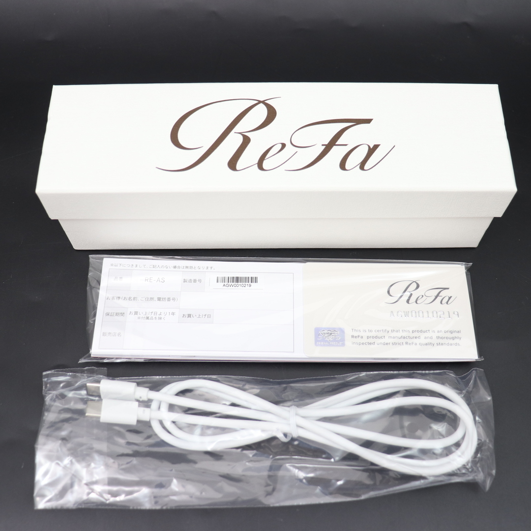 ReFa(リファ)のIT7ERRN0OODP 新品 未使用 リファ フィンガーアイロン ST ホワイト RE-AS-02A 美容家電 スマホ/家電/カメラの美容/健康(ヘアアイロン)の商品写真