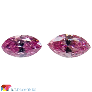 FANCY VIVID PURPLISH PINK 0.076/0.074ct(その他)