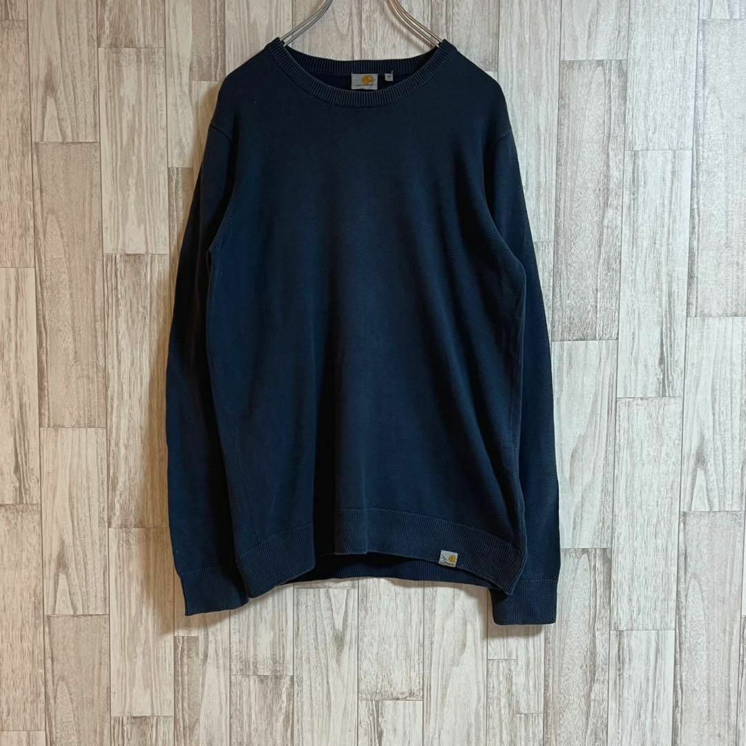 carhartt - カーハートセーター ニット 中国製 ネイビー ユニセックス carhartt - カーハートセーター ニット 中国製 ネイビー ユニセックス