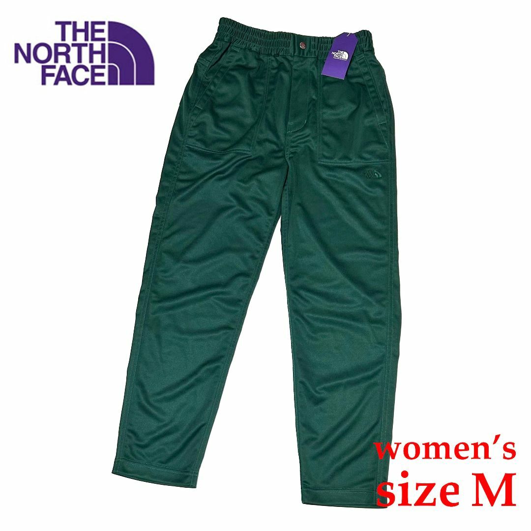 THE NORTH FACE - 新品　Mサイズ　ノースフェイスPL レディース　リネンジャージーパンツ　グリーン