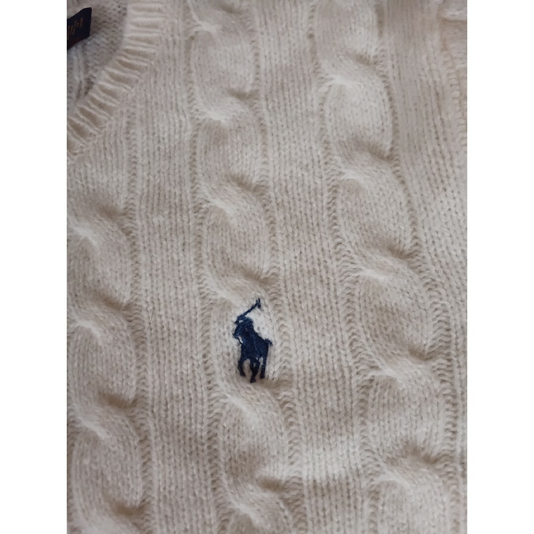 POLO RALPH LAUREN(ポロラルフローレン)の美品POLO RALPH LAURENケーブルニットセーターレディース レディースのトップス(ニット/セーター)の商品写真