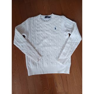 ポロラルフローレン(POLO RALPH LAUREN)の美品POLO RALPH LAURENケーブルニットセーターレディース(ニット/セーター)