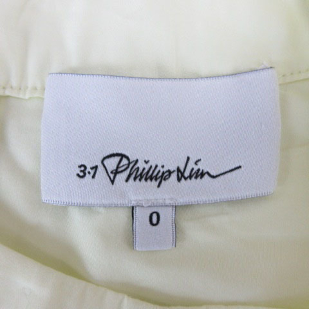 3.1 Phillip Lim(スリーワンフィリップリム)の3.1 フィリップリム ブラウス プルオーバー カットソー 半袖 0 イエロー レディースのトップス(シャツ/ブラウス(半袖/袖なし))の商品写真