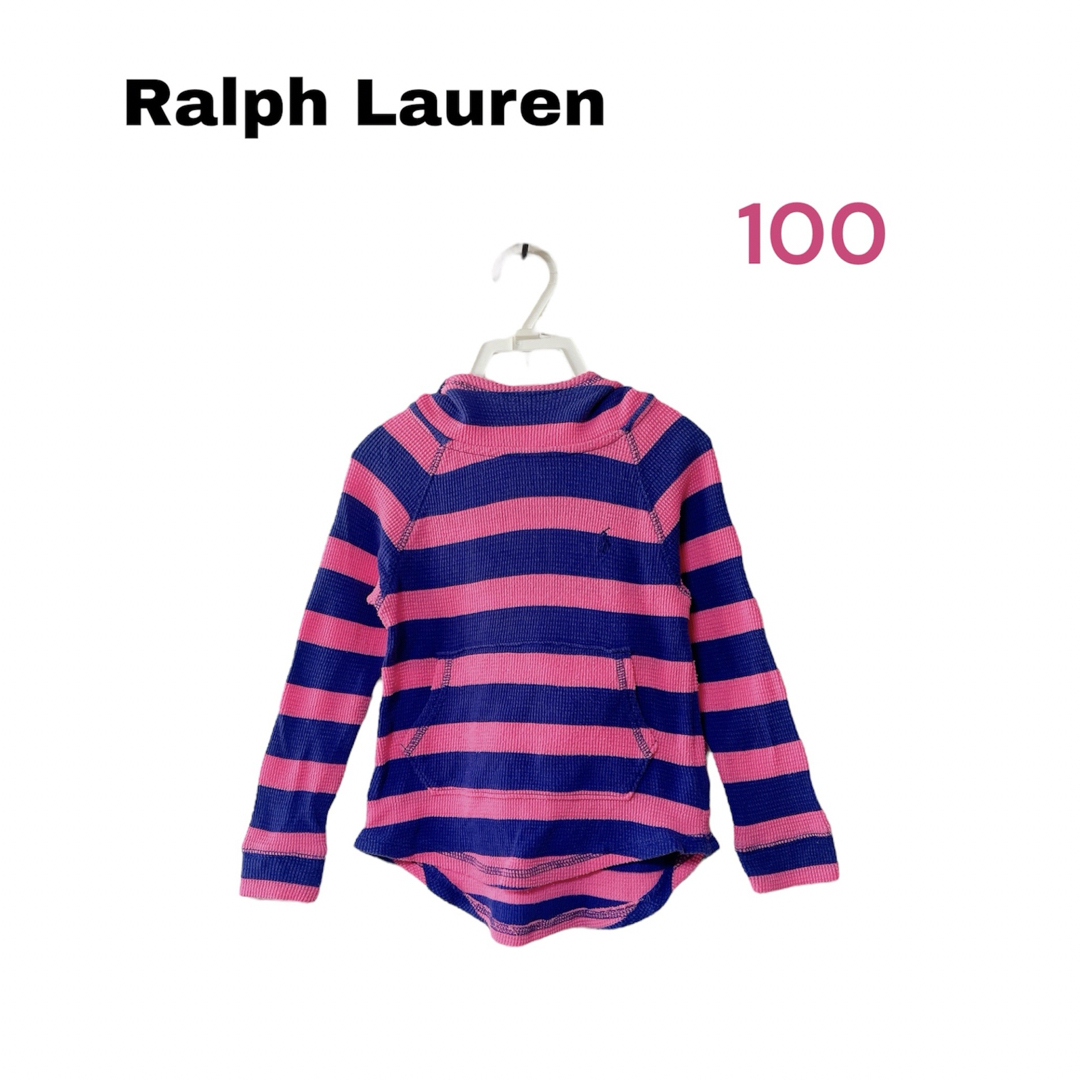 Ralph Lauren(ラルフローレン)の♡可愛い♡Ralph Lauren パーカー　サイズ:3T(100) キッズ/ベビー/マタニティのキッズ服女の子用(90cm~)(Tシャツ/カットソー)の商品写真