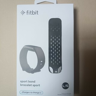 fitfit - フィットビット Charge5交換用 スポーツベルト ブラック Lサイズ Fit