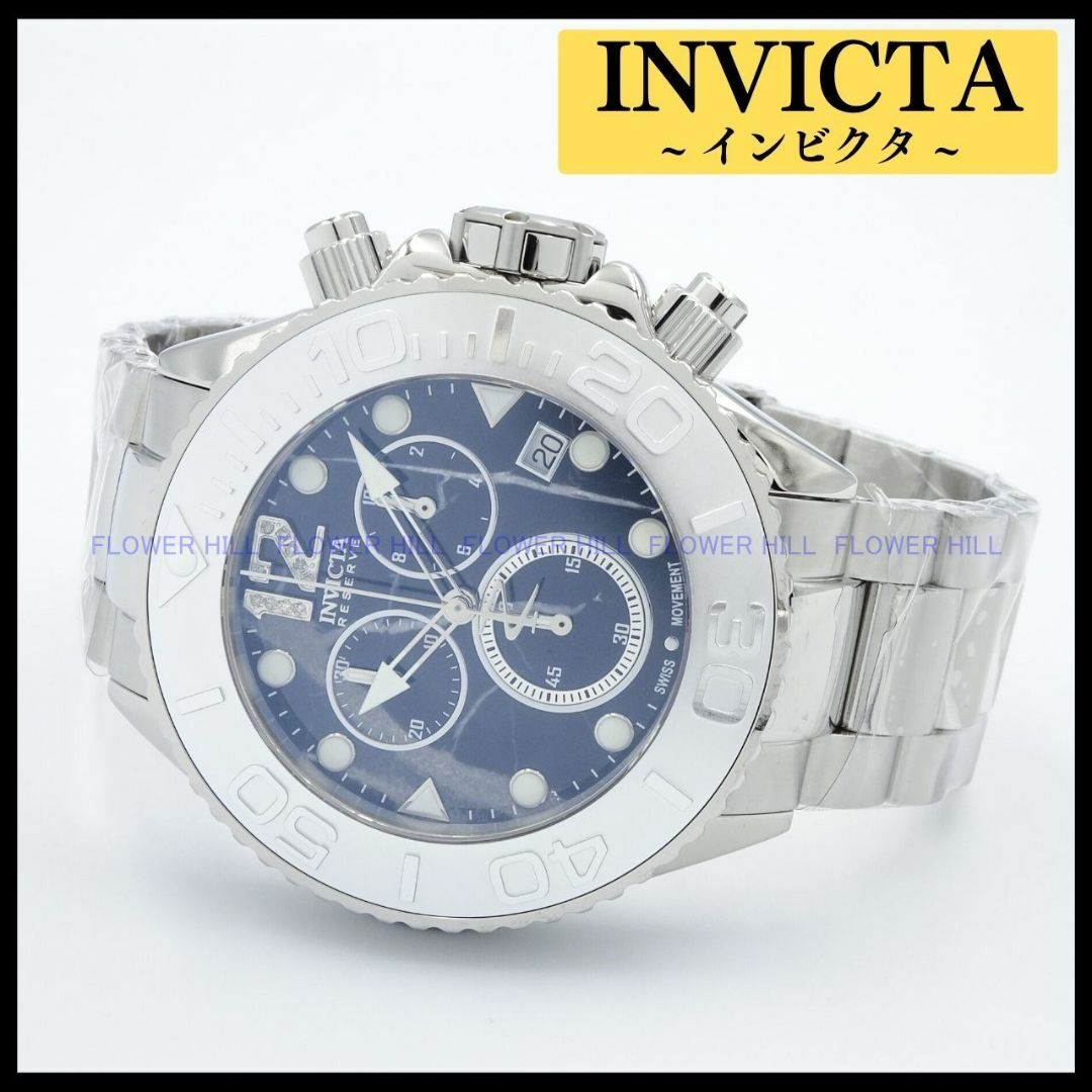 INVICTA 腕時計 ダイヤモンド 大理石 GRAND DIVER 45361300ｍベゼル