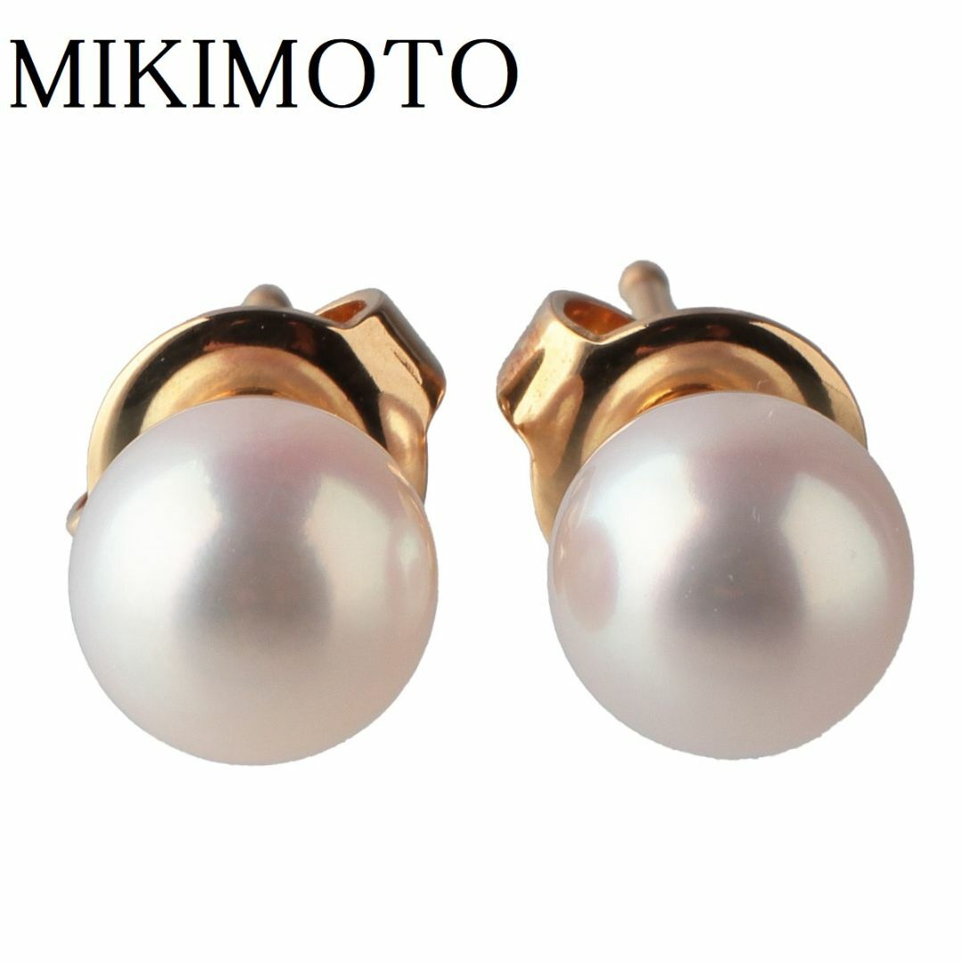 MIKIMOTO - ミキモト パール ピアス アコヤパール6.1mm K18YG MIKIMOTO