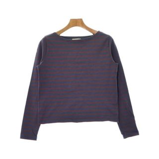 トゥデイフル(TODAYFUL)のTODAYFUL Tシャツ・カットソー -(S位) 紺xエンジ(ボーダー) 【古着】【中古】(カットソー(半袖/袖なし))