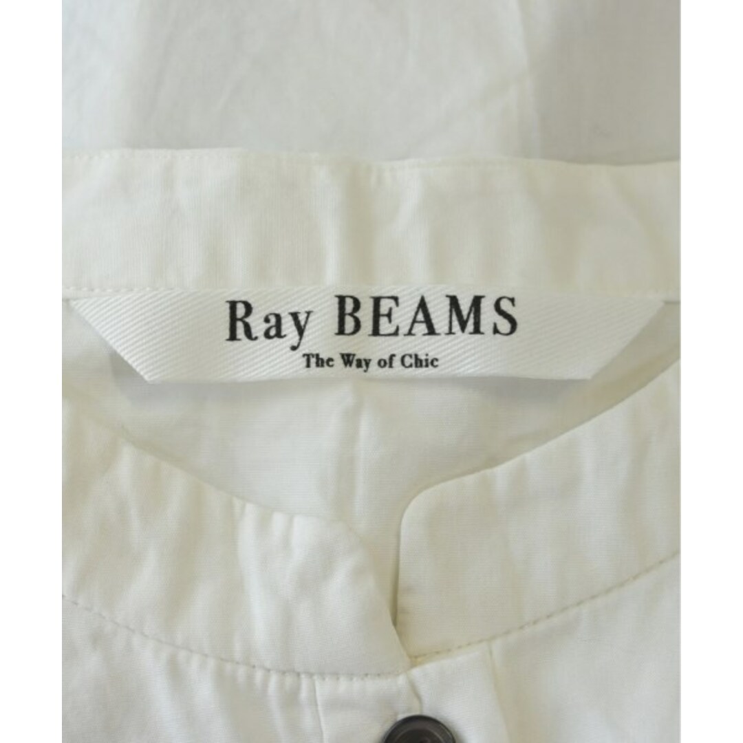 Ray BEAMS(レイビームス)のRay Beams レイビームス ブラウス -(M位) 白 【古着】【中古】 レディースのトップス(シャツ/ブラウス(長袖/七分))の商品写真