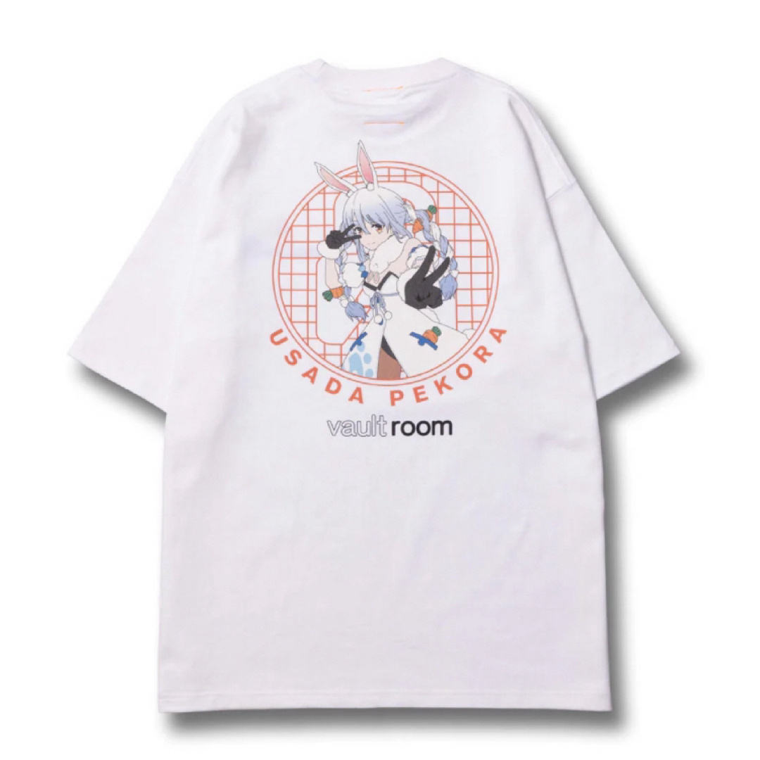 新品未開封カラーVAULTROOM × 兎田ぺこら TEE / WHT - Tシャツ ...