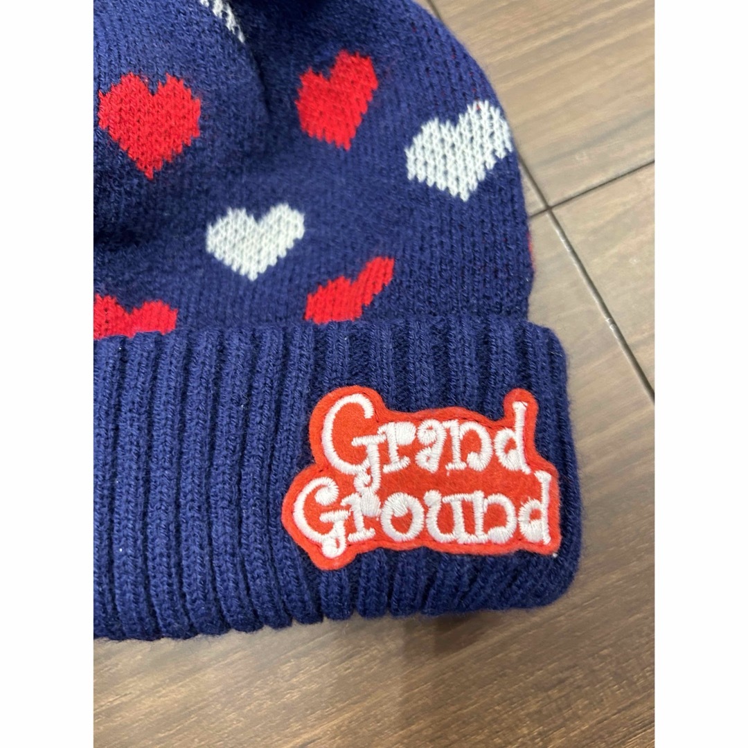 GrandGround(グラグラ)のグラグラ　ニット帽　52〜55センチ キッズ/ベビー/マタニティのこども用ファッション小物(帽子)の商品写真