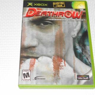 エックスボックス(Xbox)のxbox★DEATHROW 海外版 北米版★箱付・説明書付・ソフト付★動作確認済(家庭用ゲームソフト)