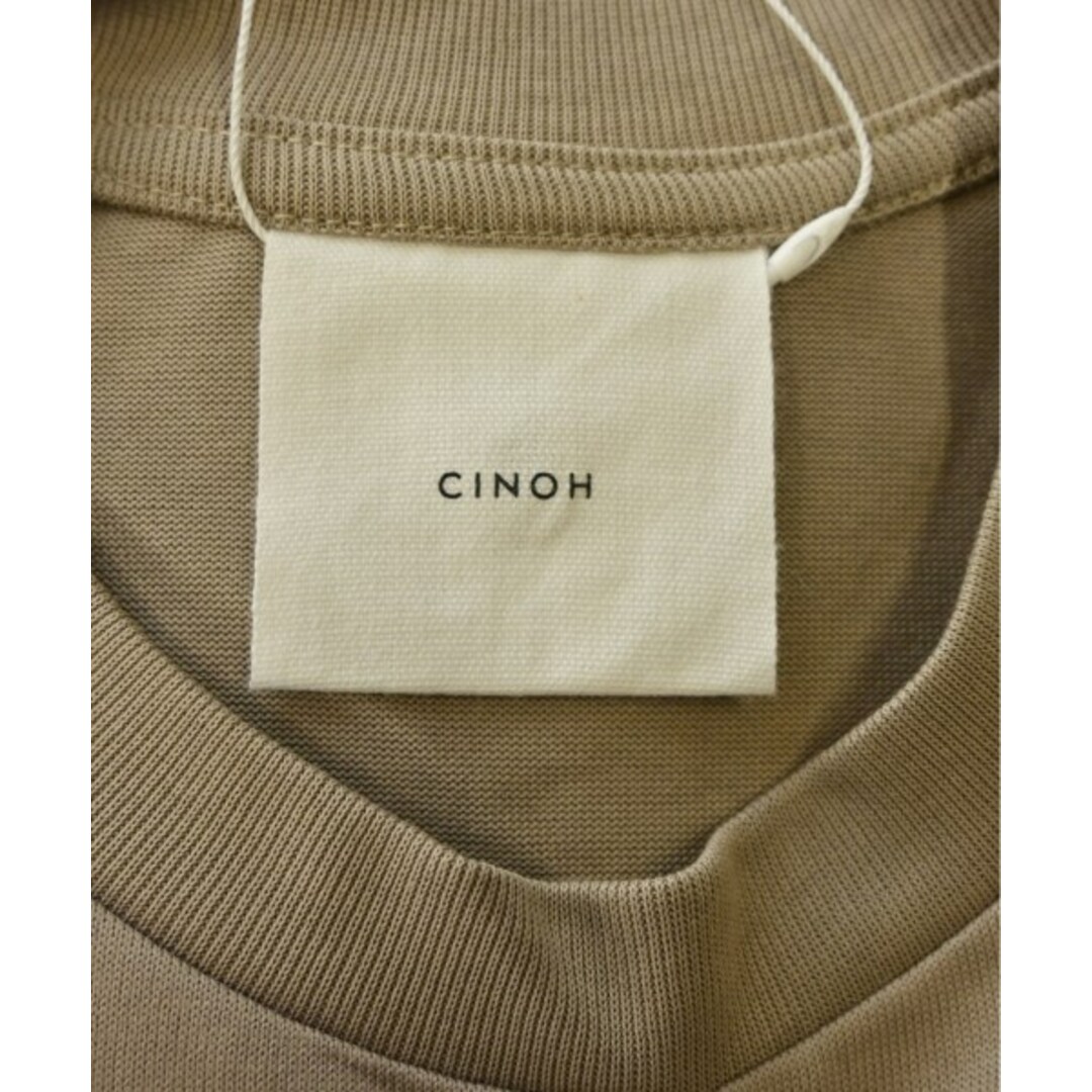 CINOH チノ Tシャツ・カットソー 38(M位) ベージュ普通裏地