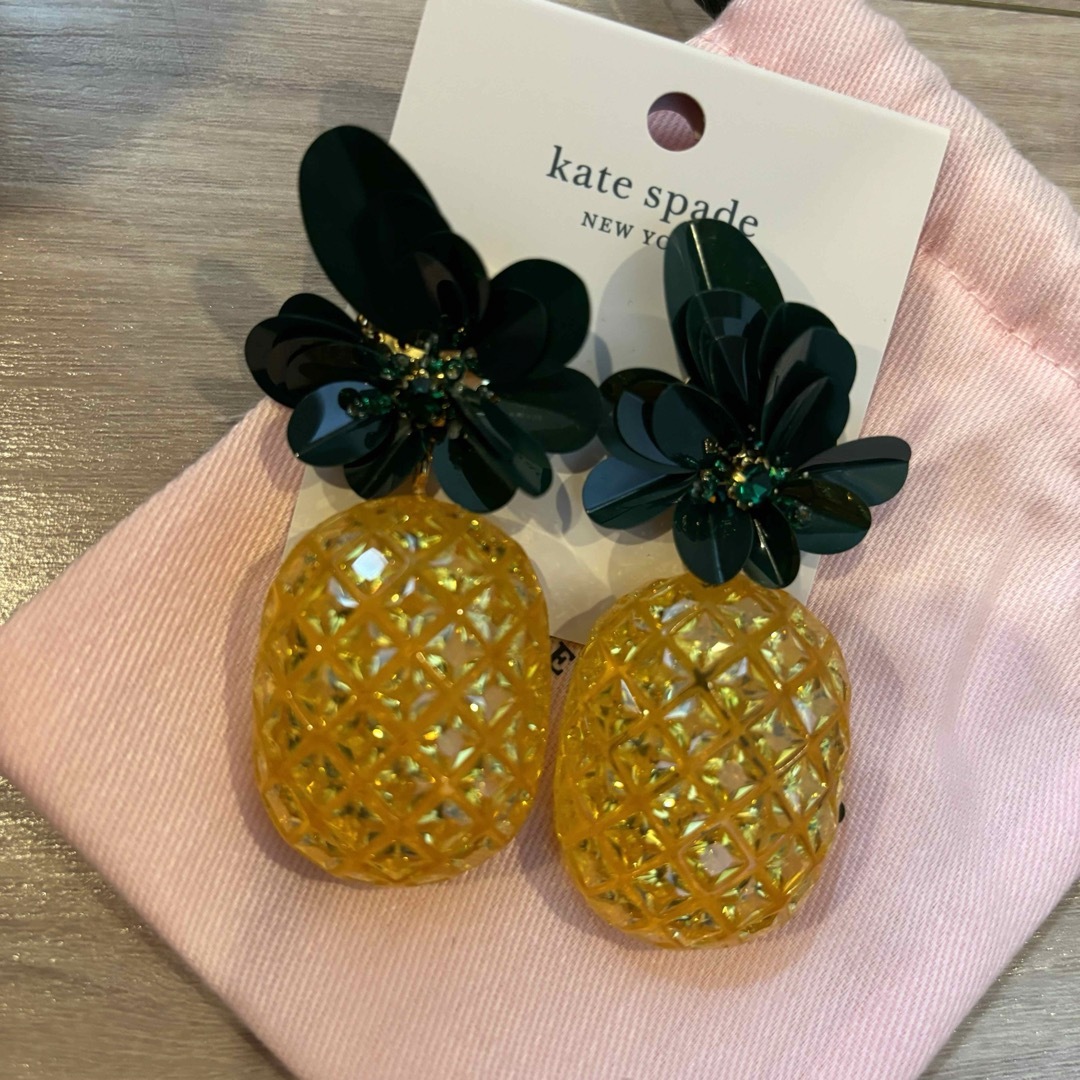 kate spade new york(ケイトスペードニューヨーク)のケイトスペード kate spade パイナップル　ピアス　K8039 レディースのアクセサリー(ピアス)の商品写真