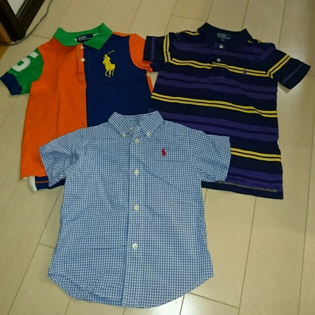 Ralph Lauren(ラルフローレン)のラルフローレン・３枚セット キッズ/ベビー/マタニティのキッズ服男の子用(90cm~)(Tシャツ/カットソー)の商品写真