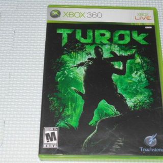 エックスボックス360(Xbox360)のxbox360★TUROK 海外版 北米版★箱付・説明書付・ソフト付★動作確認済(家庭用ゲームソフト)