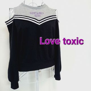 ラブトキシック(lovetoxic)のラブトキ　肩見せトレーナー(Tシャツ/カットソー)