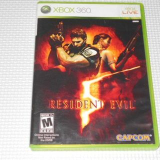 エックスボックス360(Xbox360)のxbox360★RESIDENT EVIL 5 海外版 北米版 ケース傷み(家庭用ゲームソフト)