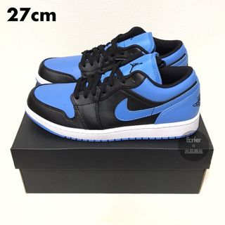 ナイキ(NIKE)の27《新品》ナイキ エアジョーダン 1 ロー JORDAN 1 NIKE ブルー(スニーカー)