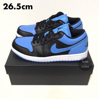 ナイキ(NIKE)の26.5《新品》NIKE AIR JORDAN 1 LOW ブルー ブラック(スニーカー)