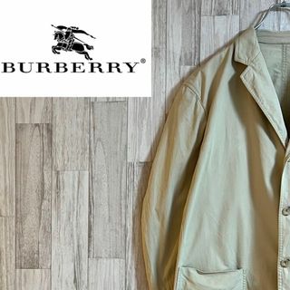 バーバリー(BURBERRY)のバーバリーテーラードジャケット　Burberry ベージュ　カジュアル(テーラードジャケット)