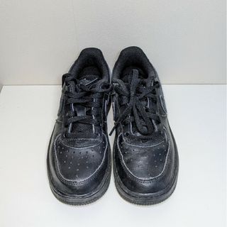 ナイキ(NIKE)のナイキ　キッズ　エアフォースワン　18cm　ブラック(スニーカー)