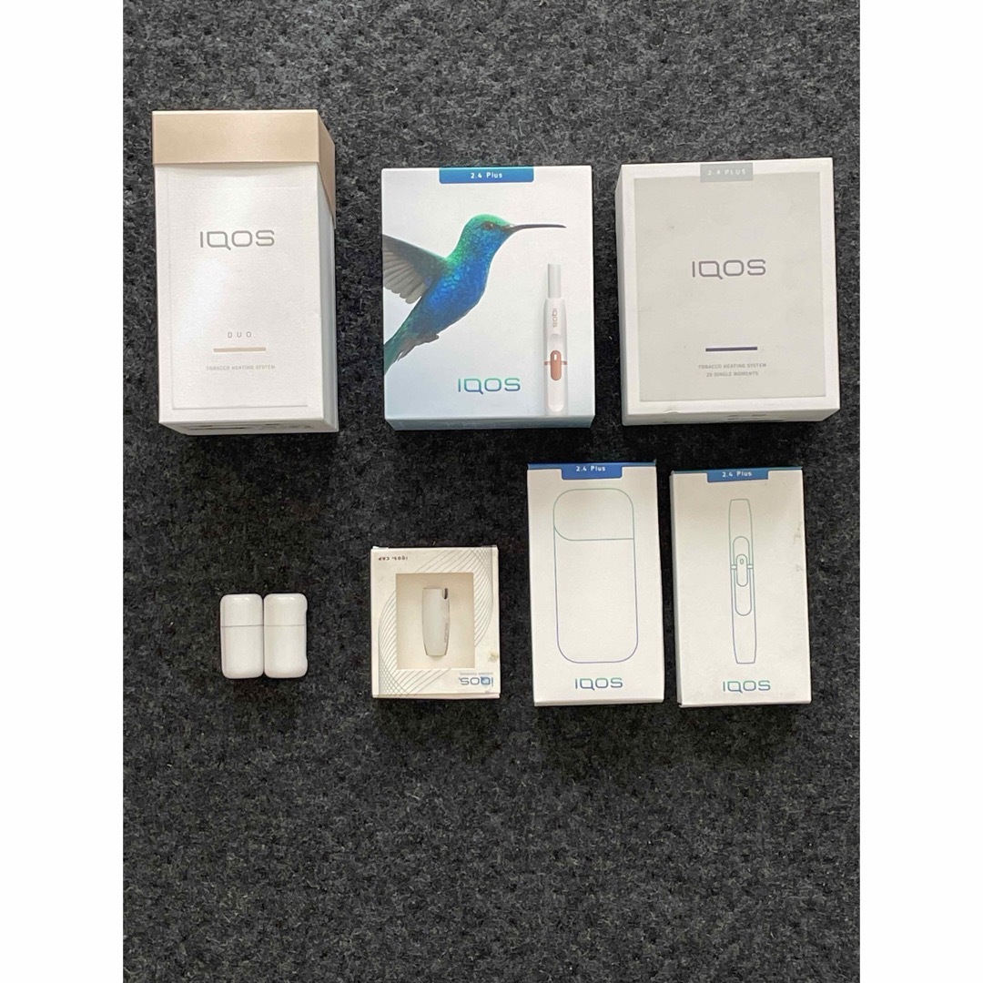 IQOS(アイコス)のIQOS3 duo✖︎1 IQOS2.4PLUS✖︎3 ジャンク扱い メンズのファッション小物(タバコグッズ)の商品写真