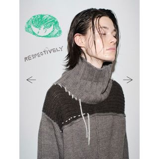 Soduk 2021aw oversized turtle neck knit