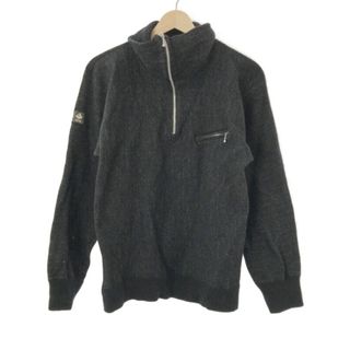 マウンテンリサーチ(MOUNTAIN RESEARCH)のMountain Research マウンテンリサーチ 14AW Zipped Neck コットンウール ハーフジップスウェット グレー XL(スウェット)