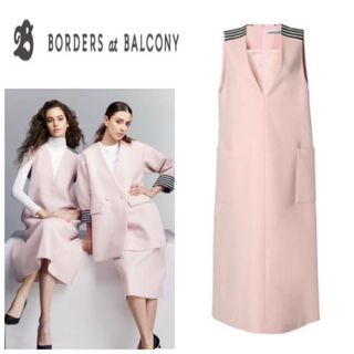 BORDERS at BALCONY - ボーダーアットバルコニー ワンピースの通販 by