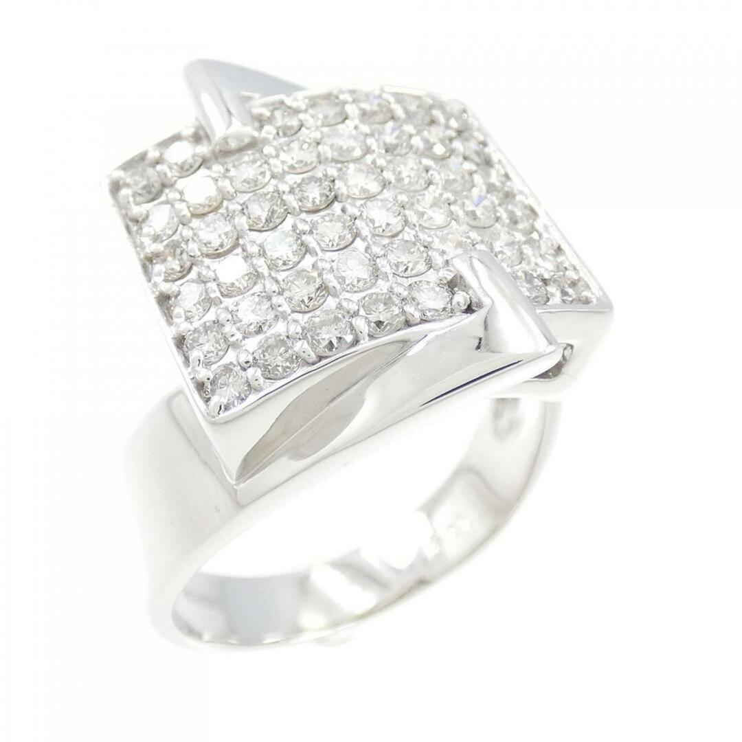 K18WG ダイヤモンド リング 1.06CT レディースのアクセサリー(リング(指輪))の商品写真