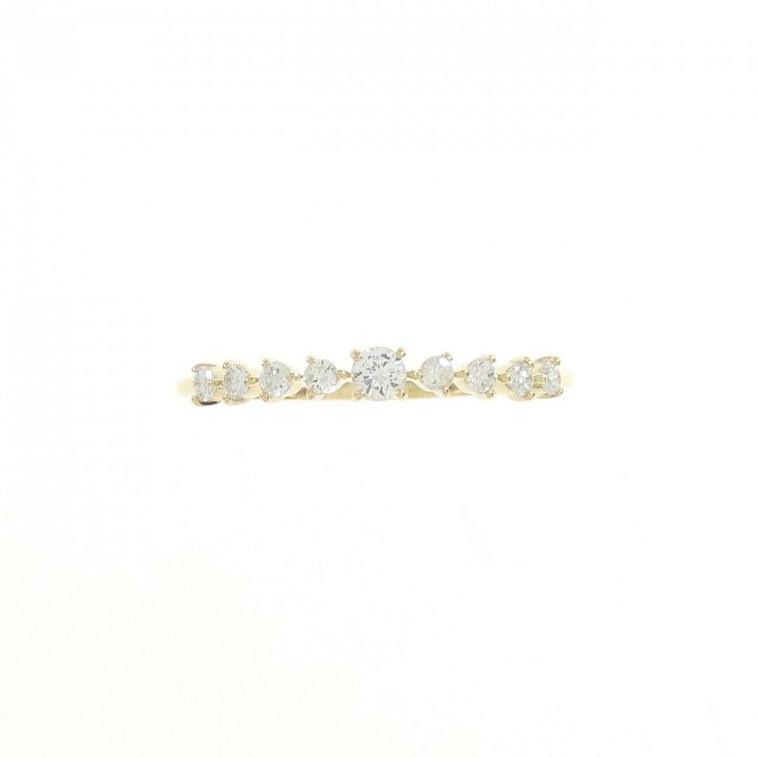 【リメイク】K18YG ダイヤモンド リング 0.15CT レディースのアクセサリー(リング(指輪))の商品写真