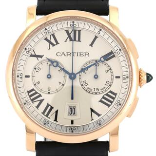 カルティエ(Cartier)のカルティエ ロトンド･ドゥ･カルティエクロノ PG W1556238 PG･RG 自動巻(腕時計(アナログ))