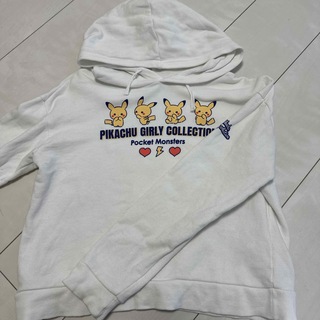 ポケモン(ポケモン)のポケモン　ピカチュウパーカー　130サイズ(Tシャツ/カットソー)