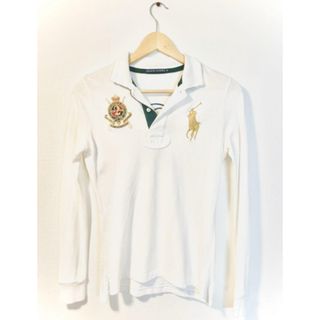 ポロラルフローレン(POLO RALPH LAUREN)の【極美品】ラルフローレン　長袖ポロシャツ　エンブレム(ポロシャツ)