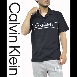 カルバンクライン(Calvin Klein)の【美品】海外限定CALVIN KLEIN スキッパーポロシャツ ¥9800→(ポロシャツ)