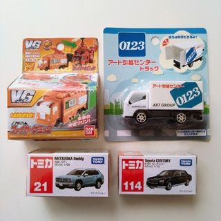 バンダイ(BANDAI)のBANDAI/ミニカー４点セット(ミニカー)