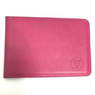 ルイヴィトン(LOUIS VUITTON)のルイヴィトン LOUIS VUITTON ミロワール・ノマド・オレリヤ GI0082 ミラー コンパクトミラー 2つ折り 鏡 レザー ローズ レッド 新品同様(ミラー)