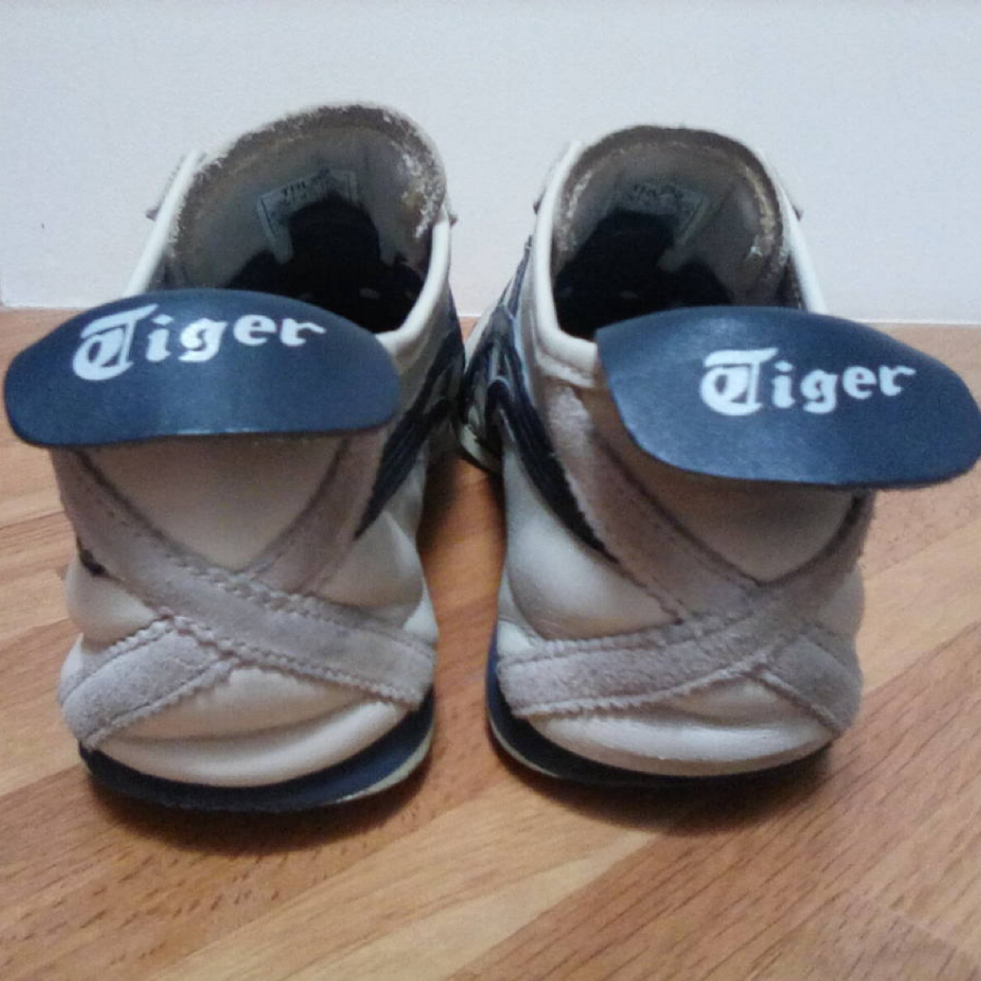 Onitsuka Tiger(オニツカタイガー)のオニツカタイガー メキシコ グレー×ネイビー 27.5cm 中古 メンズの靴/シューズ(スニーカー)の商品写真