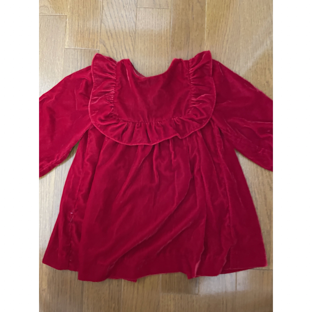 ZARA KIDS(ザラキッズ)のZARA ワンピース　クリスマス キッズ/ベビー/マタニティのキッズ服女の子用(90cm~)(ワンピース)の商品写真