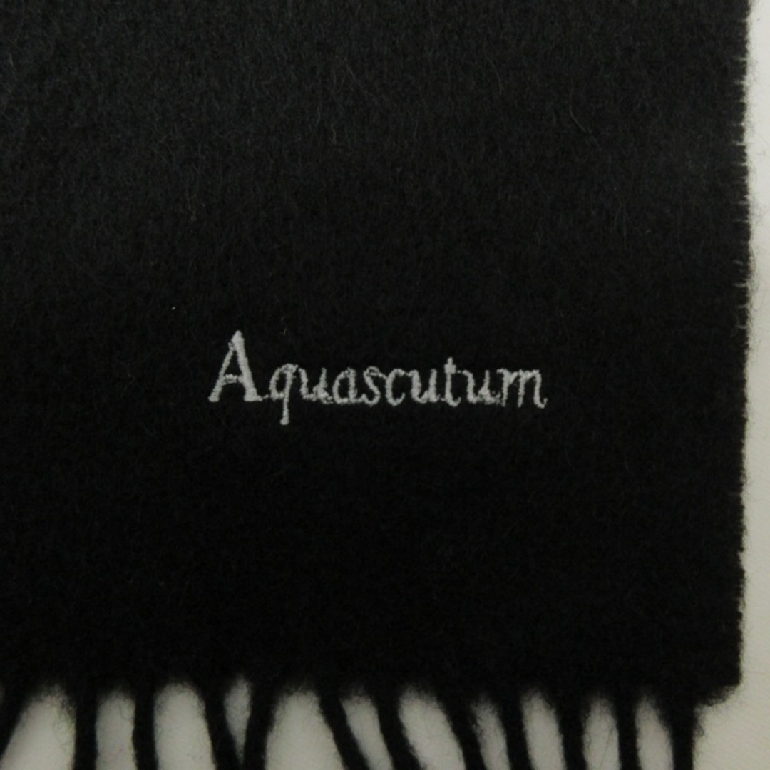 AQUA SCUTUM(アクアスキュータム)のアクアスキュータム 美品 カシミヤ マフラー ストール スコットランド製 メンズのファッション小物(マフラー)の商品写真