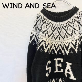 WIND AND SEA - WIND AND SEA Mt Snow Sweater Blue Mの通販 by ...