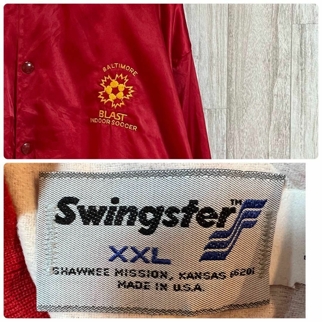スイングスタースタジアムジャンバー　スタジャン　80s アメリカ製　XXL メンズのジャケット/アウター(スタジャン)の商品写真
