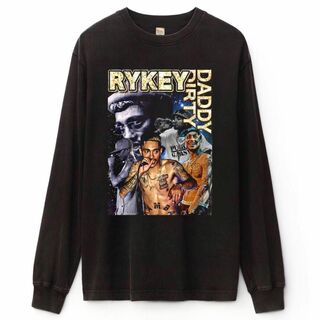 RYKEY DADDY DIRTY ロンＴ rap hiphop music(Tシャツ/カットソー(七分/長袖))