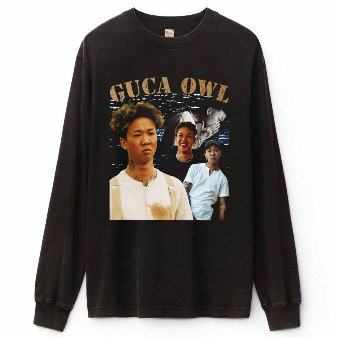 guca owl グカール 長袖 ロンＴ raptee vintage メンズのトップス(Tシャツ/カットソー(七分/長袖))の商品写真