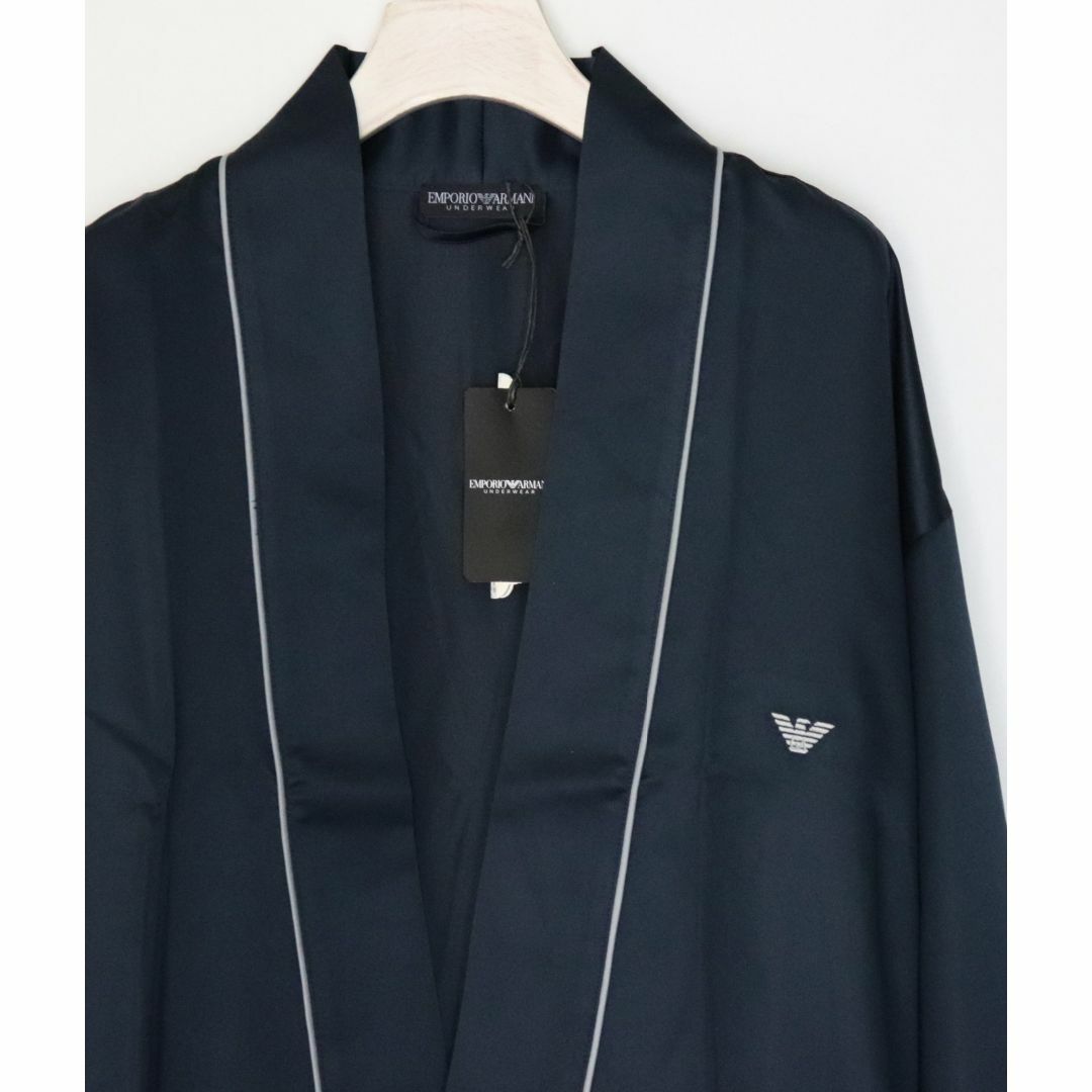 Emporio Armani(エンポリオアルマーニ)の新品【エンポリオアルマーニ】ラウンジウェア ガウンパジャマ セットアップ 紺 M メンズのメンズ その他(その他)の商品写真