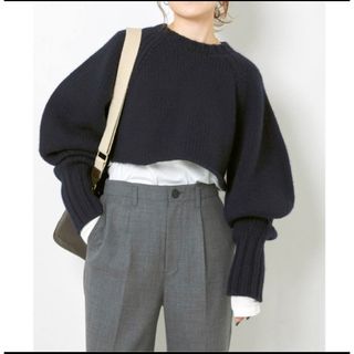 スピックアンドスパン(Spick & Span)のspick&span ボリュームスリーブニット(ニット/セーター)